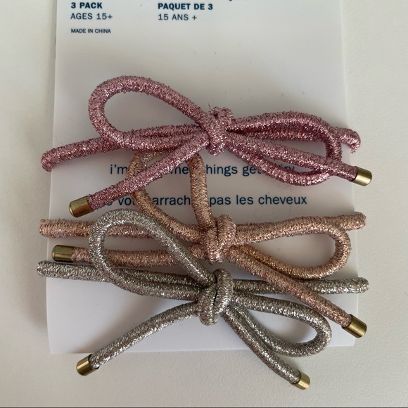 NEW Metallic Hair Ties Party Ready! - Picture 3 of 4